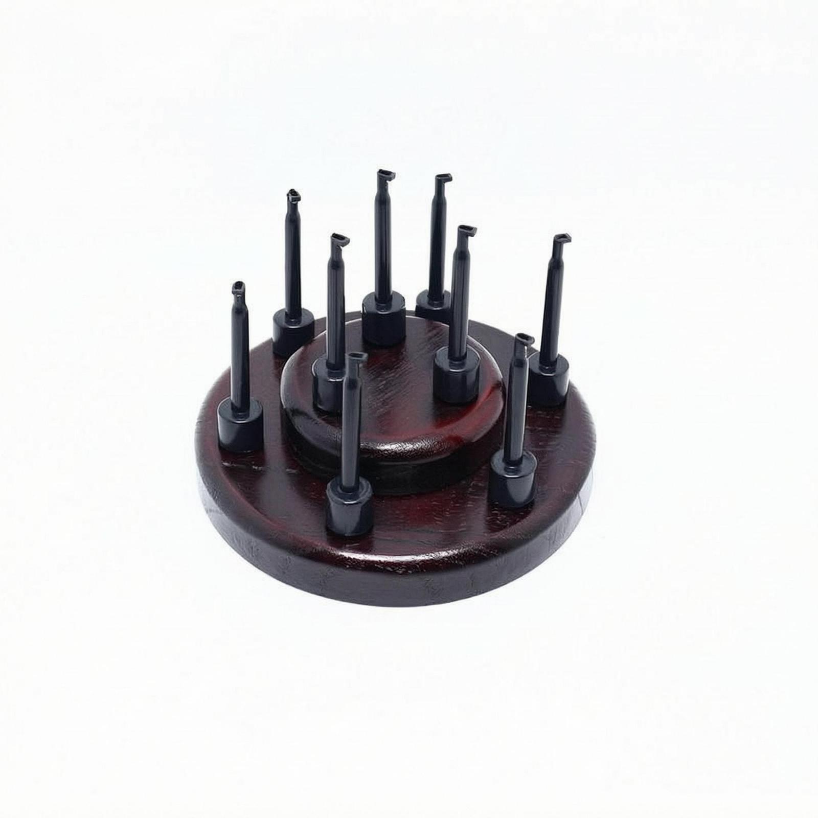 Fly Line - Vliegvislokdozen Houten Displayrek Compacte Hakenhouder voor